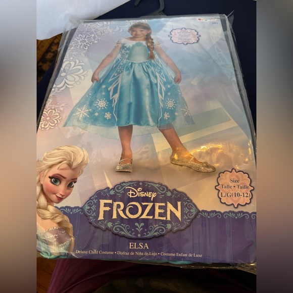 Disney: Frozen Elsa Costume/Play Dress Up/Princess Party Size Large - Picture 1 of 15